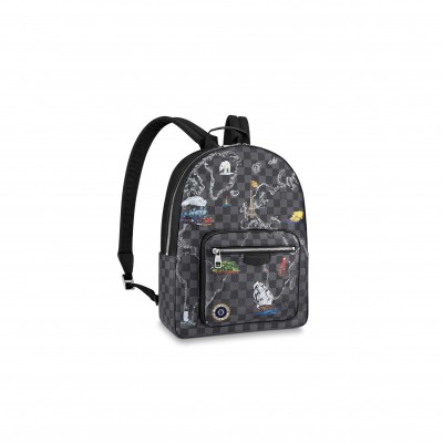 LOUIS VUITTON MASTER JOSH BACKPACK DAMIER MAP STICKERS (40*31*13cm)